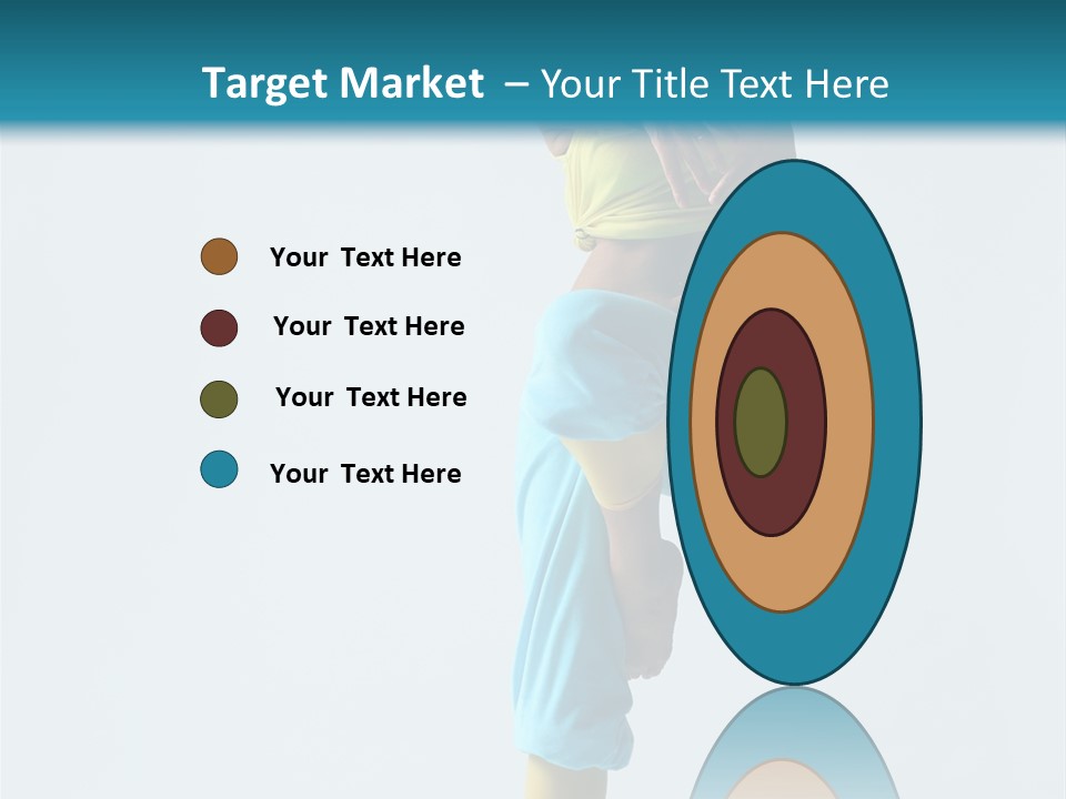 Posing Woman Style PowerPoint Template