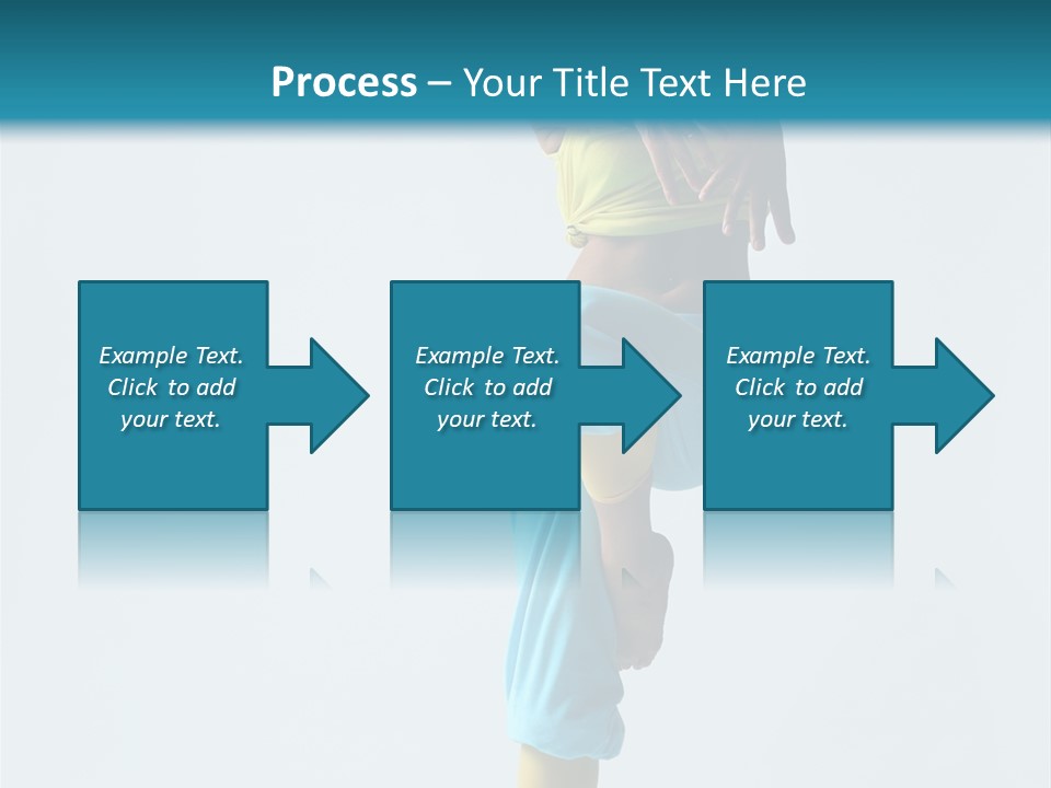 Posing Woman Style PowerPoint Template