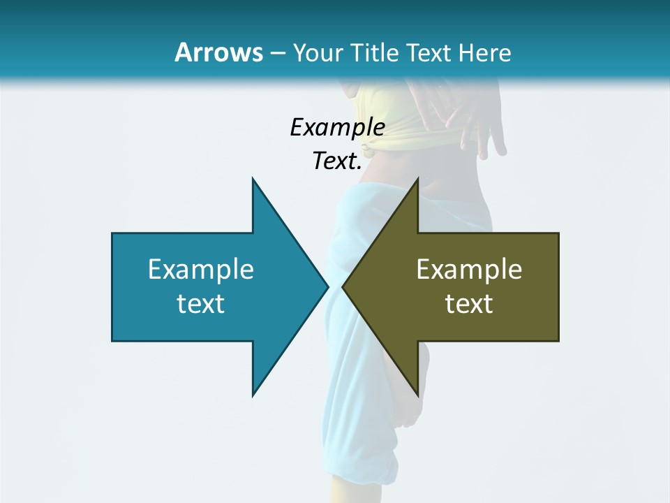 Posing Woman Style PowerPoint Template