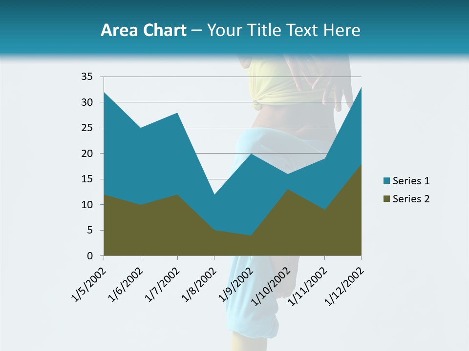 Posing Woman Style PowerPoint Template