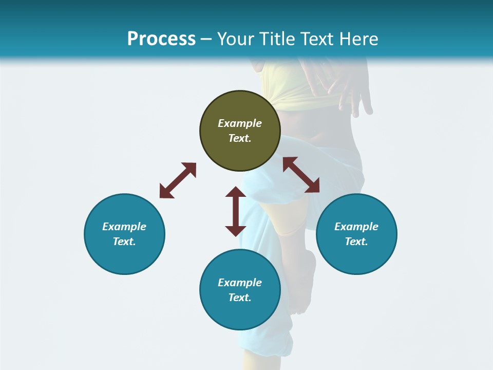 Posing Woman Style PowerPoint Template