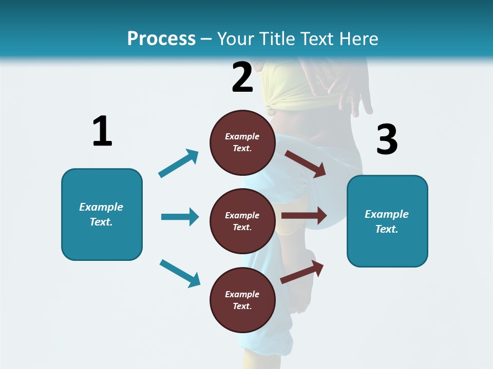 Posing Woman Style PowerPoint Template