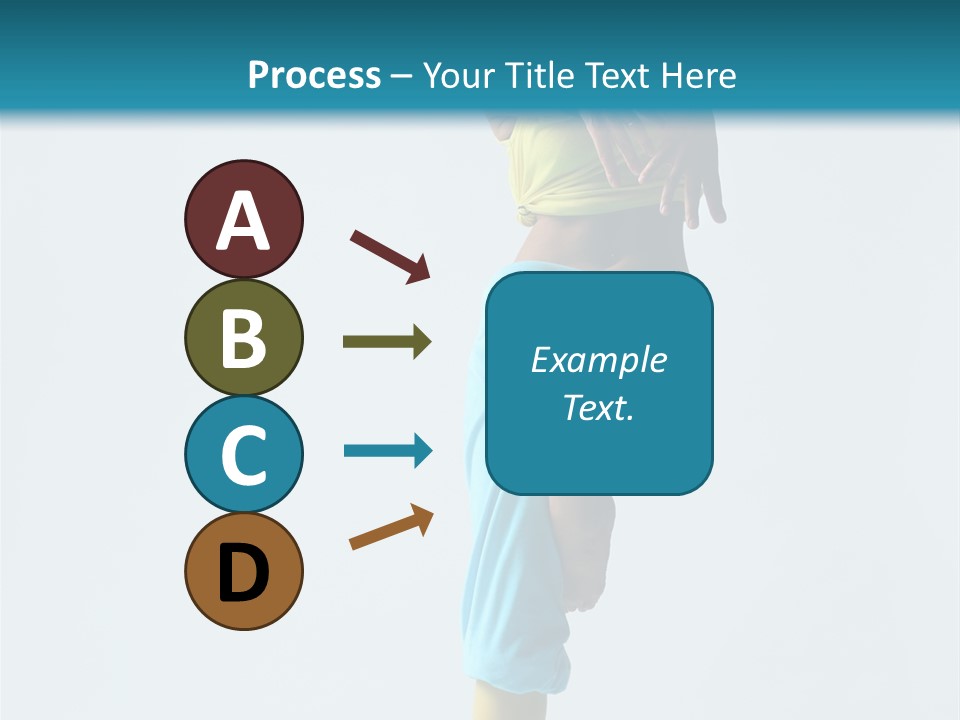 Posing Woman Style PowerPoint Template