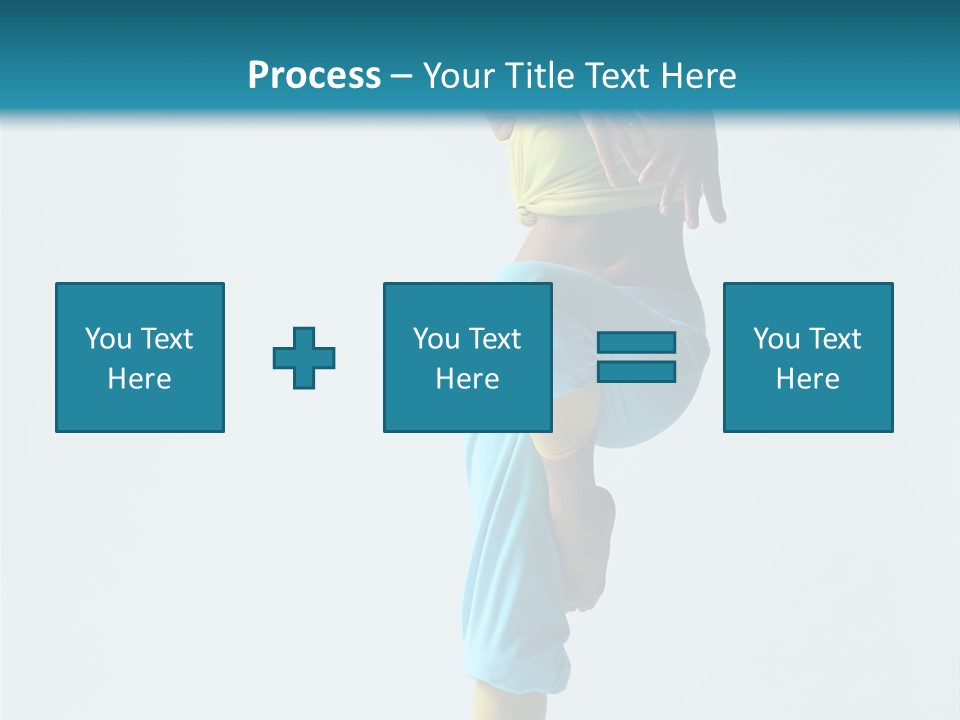 Posing Woman Style PowerPoint Template