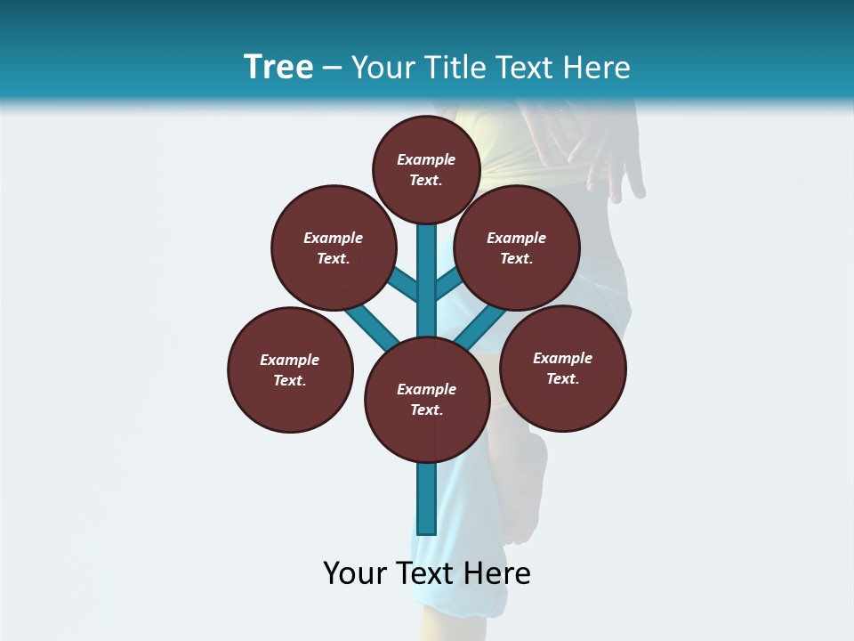 Posing Woman Style PowerPoint Template