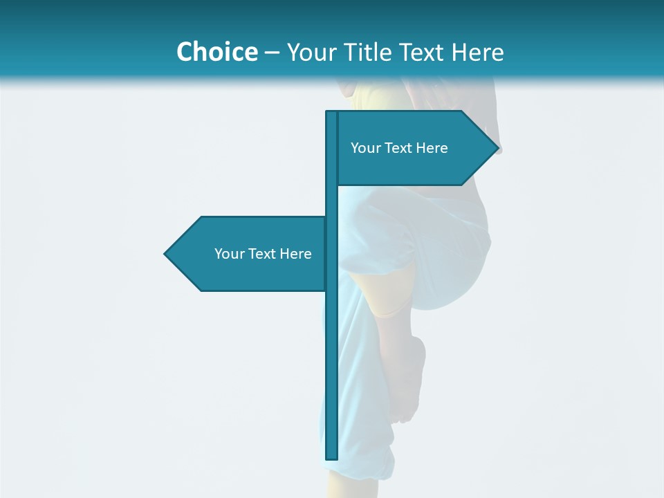 Posing Woman Style PowerPoint Template