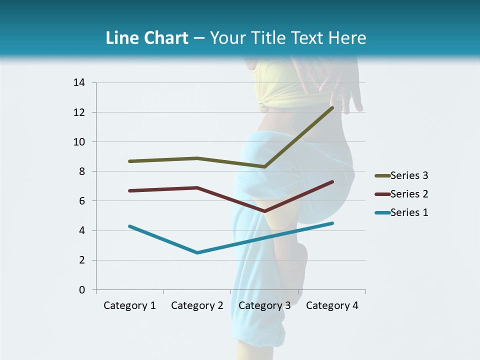 Posing Woman Style PowerPoint Template