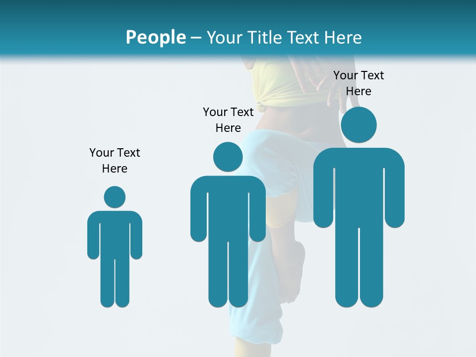 Posing Woman Style PowerPoint Template