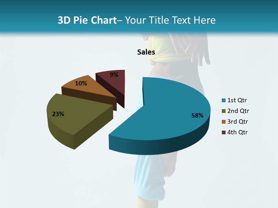 Posing Woman Style PowerPoint Template
