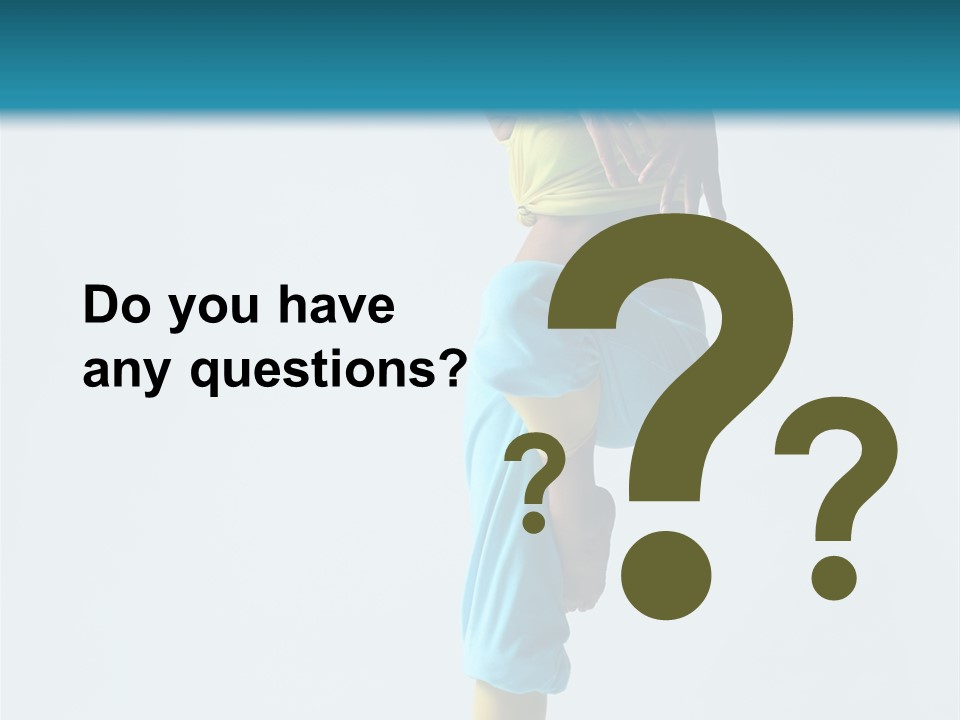 Posing Woman Style PowerPoint Template