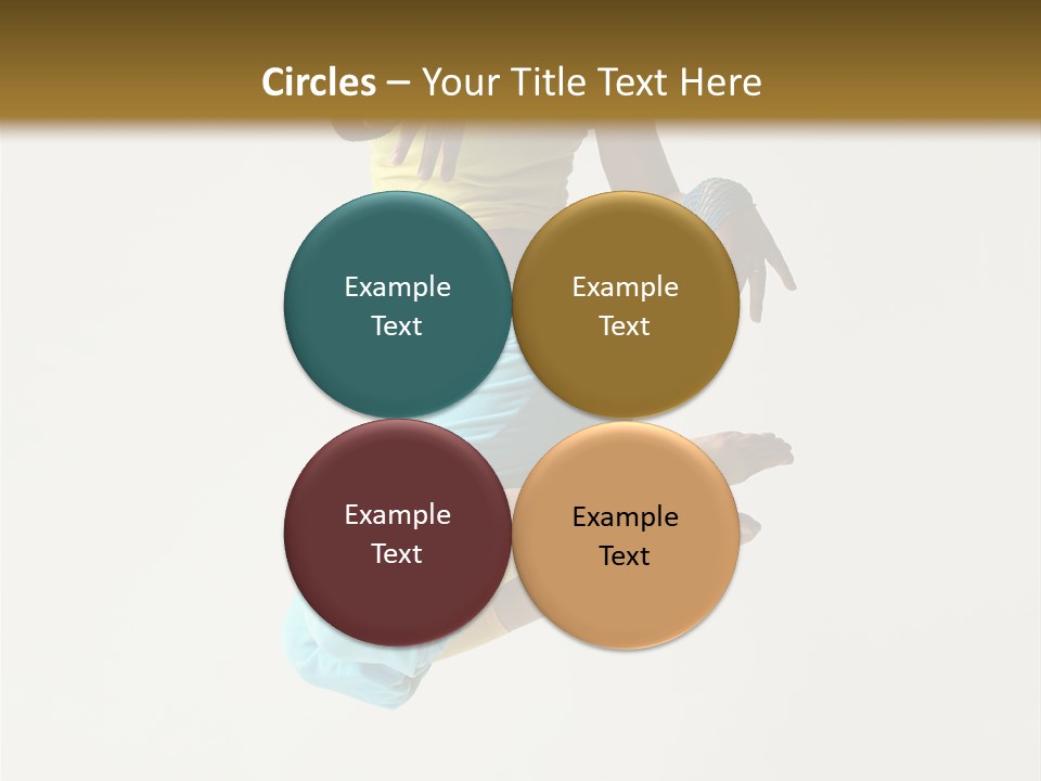 Female Girl Active PowerPoint Template