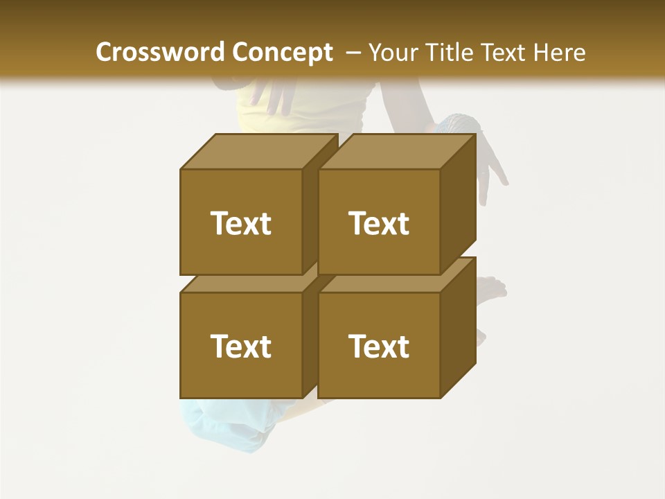 Female Girl Active PowerPoint Template