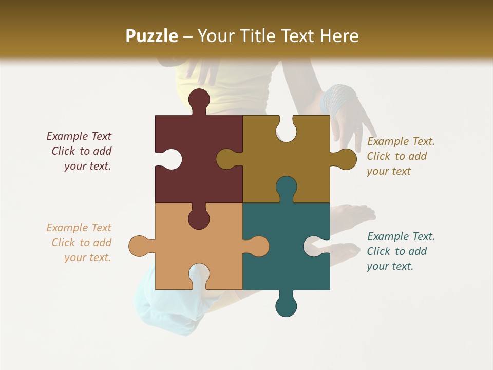 Female Girl Active PowerPoint Template