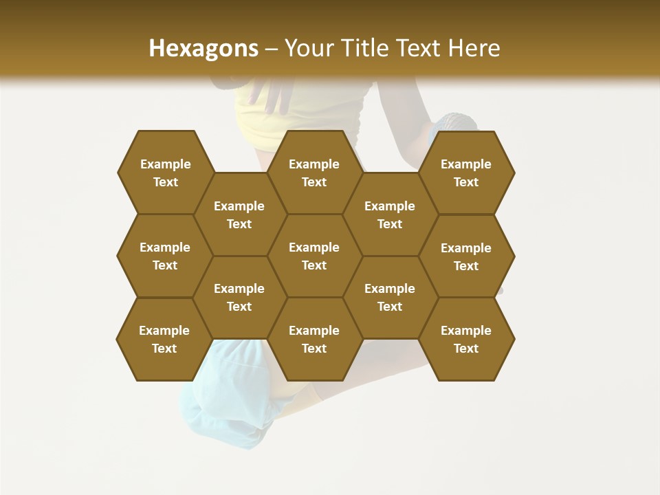 Female Girl Active PowerPoint Template