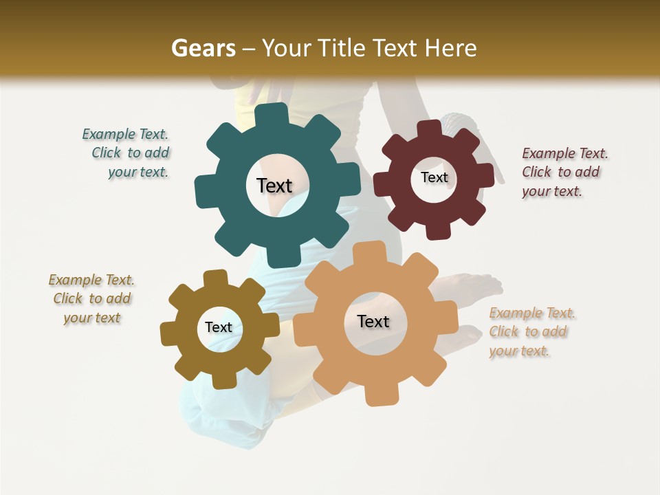 Female Girl Active PowerPoint Template