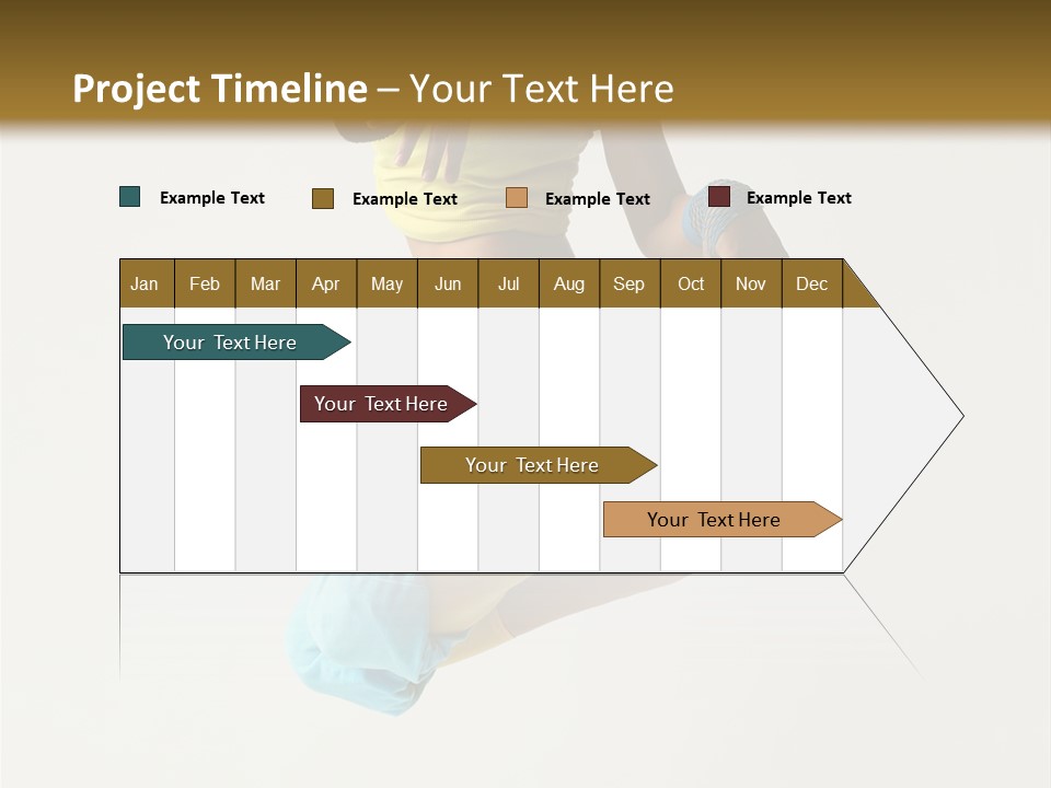 Female Girl Active PowerPoint Template