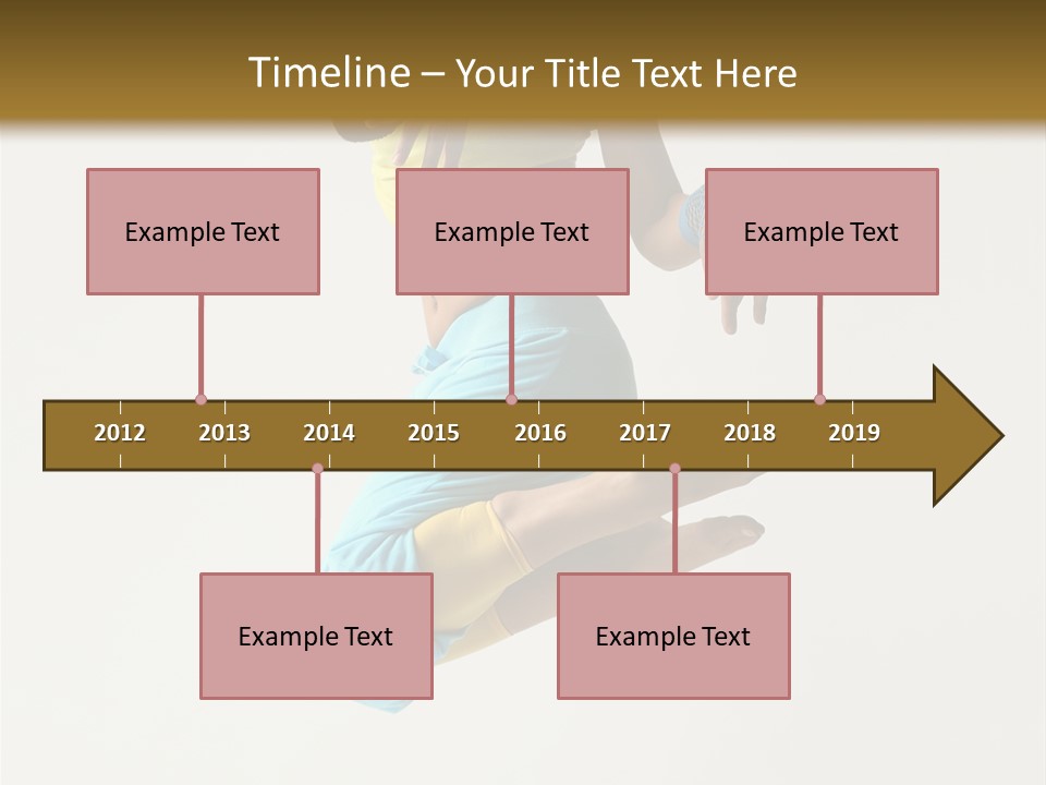 Female Girl Active PowerPoint Template