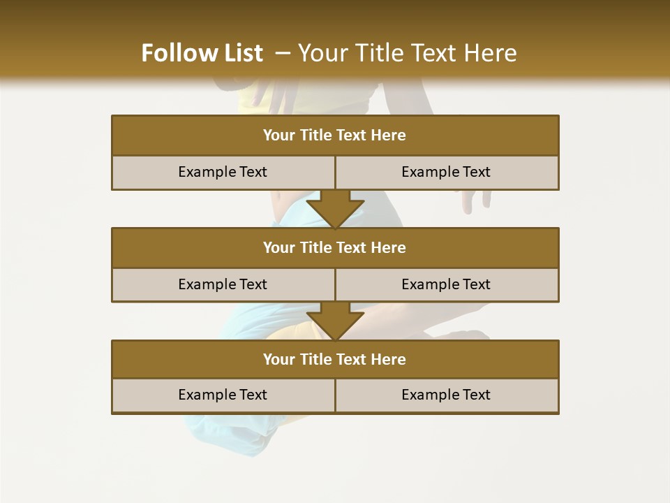 Female Girl Active PowerPoint Template