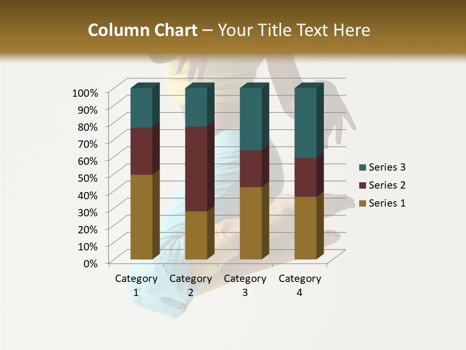 Female Girl Active PowerPoint Template