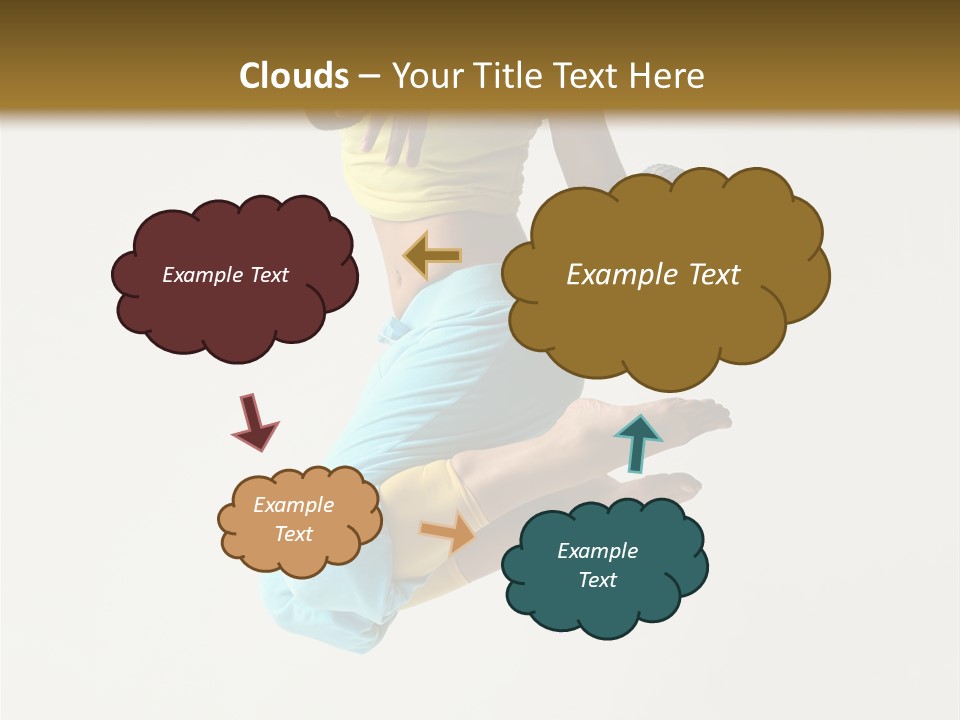 Female Girl Active PowerPoint Template