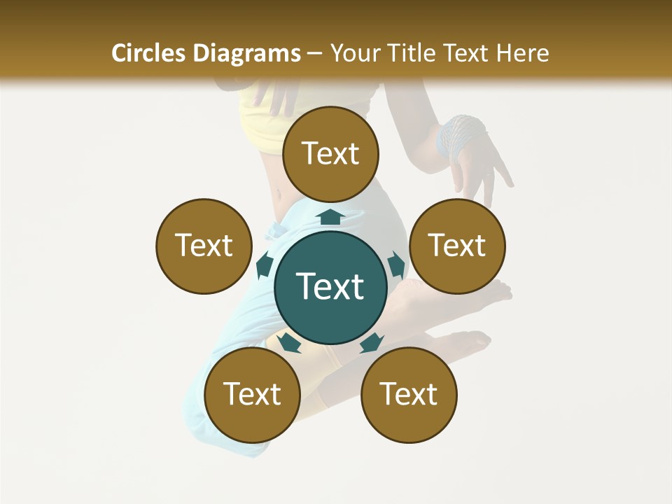 Female Girl Active PowerPoint Template