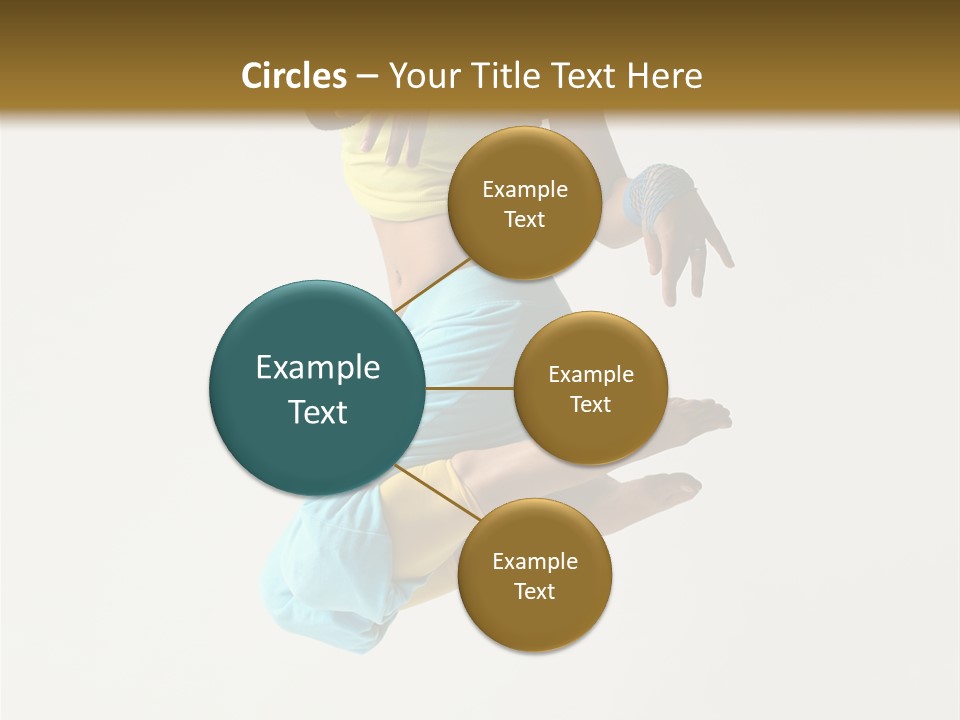 Female Girl Active PowerPoint Template