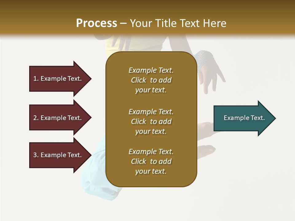 Female Girl Active PowerPoint Template