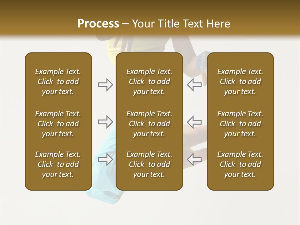 Female Girl Active PowerPoint Template