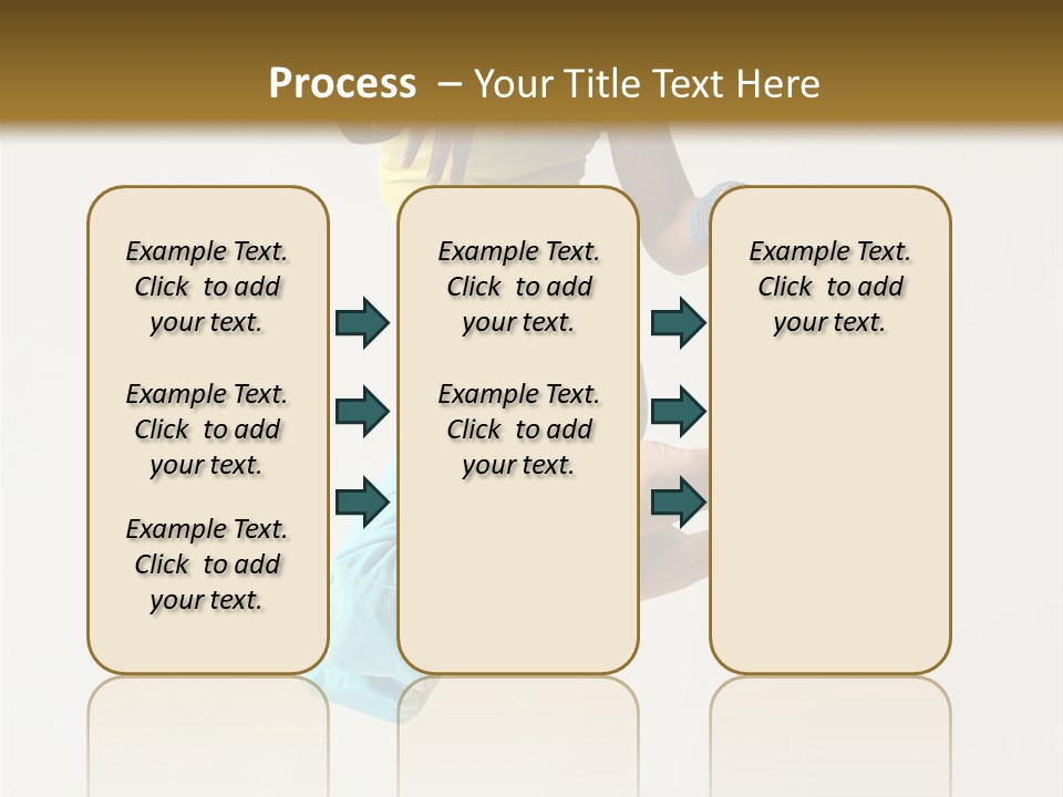 Female Girl Active PowerPoint Template