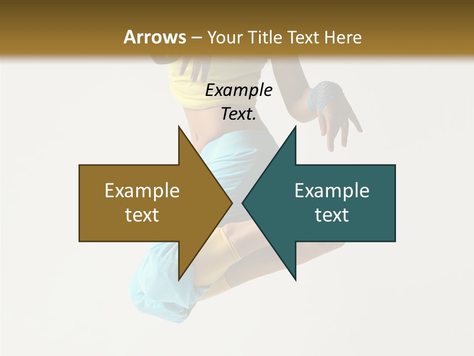 Female Girl Active PowerPoint Template