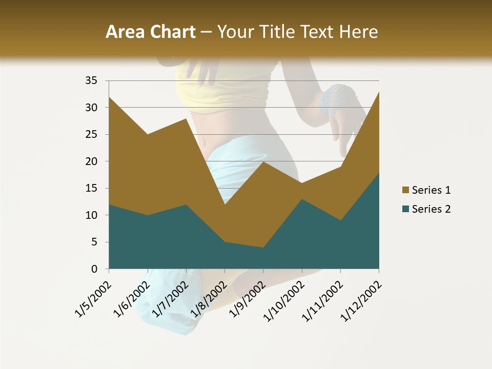 Female Girl Active PowerPoint Template