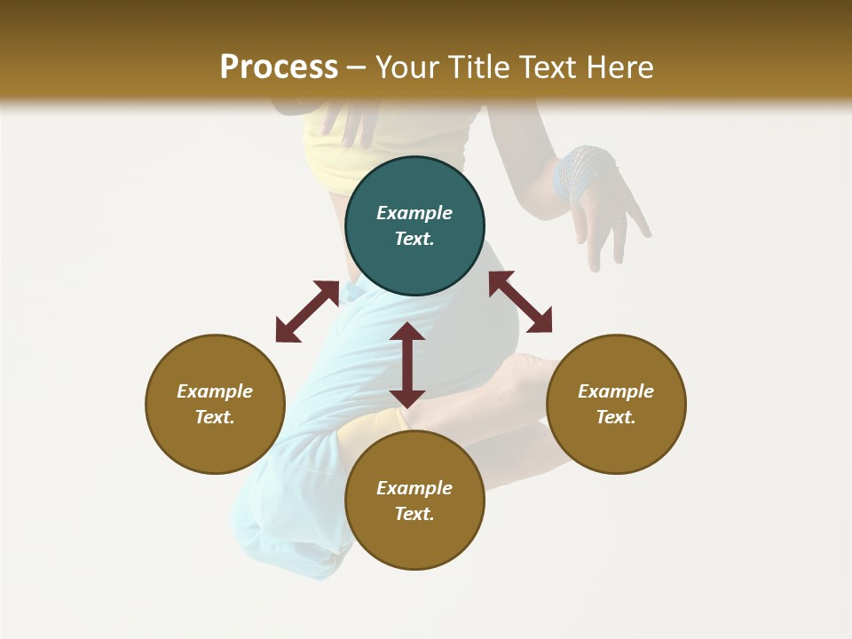 Female Girl Active PowerPoint Template