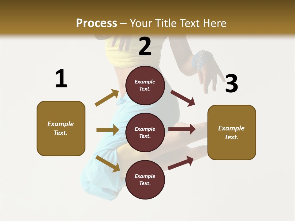 Female Girl Active PowerPoint Template