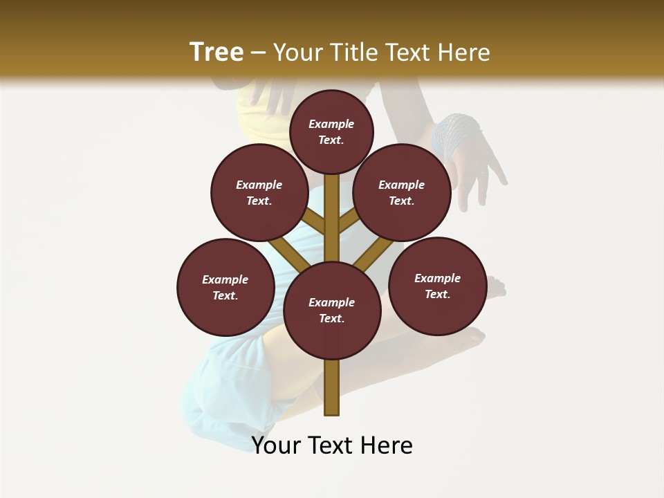 Female Girl Active PowerPoint Template