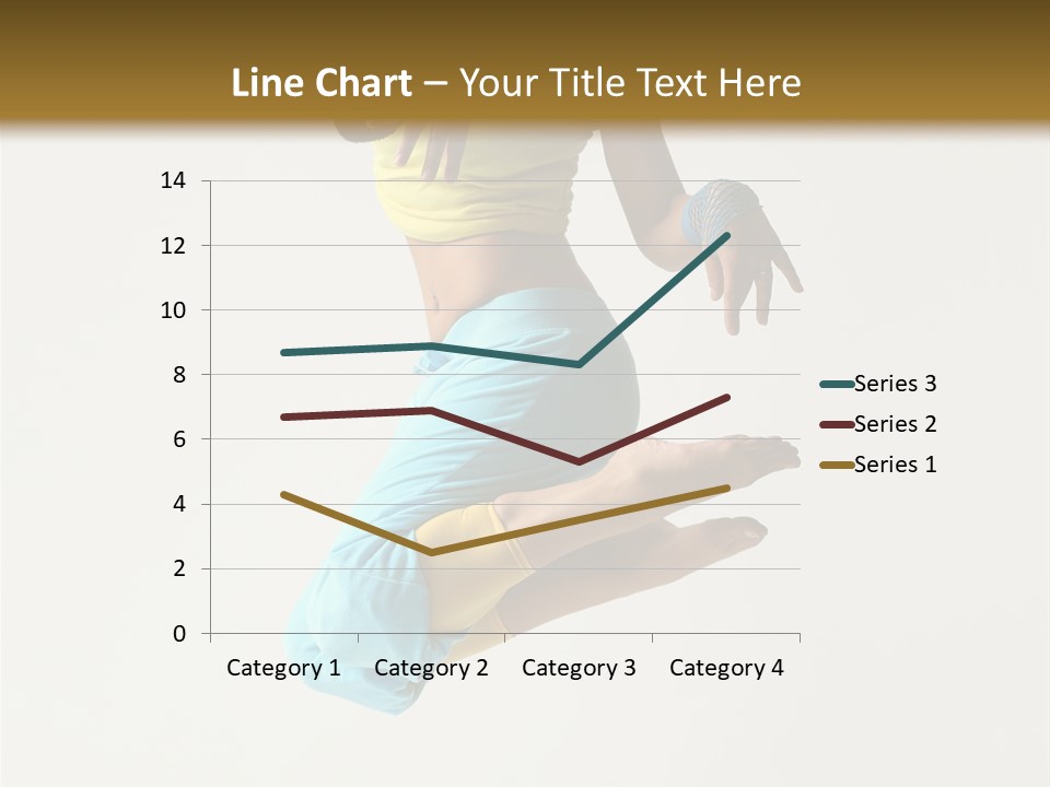 Female Girl Active PowerPoint Template