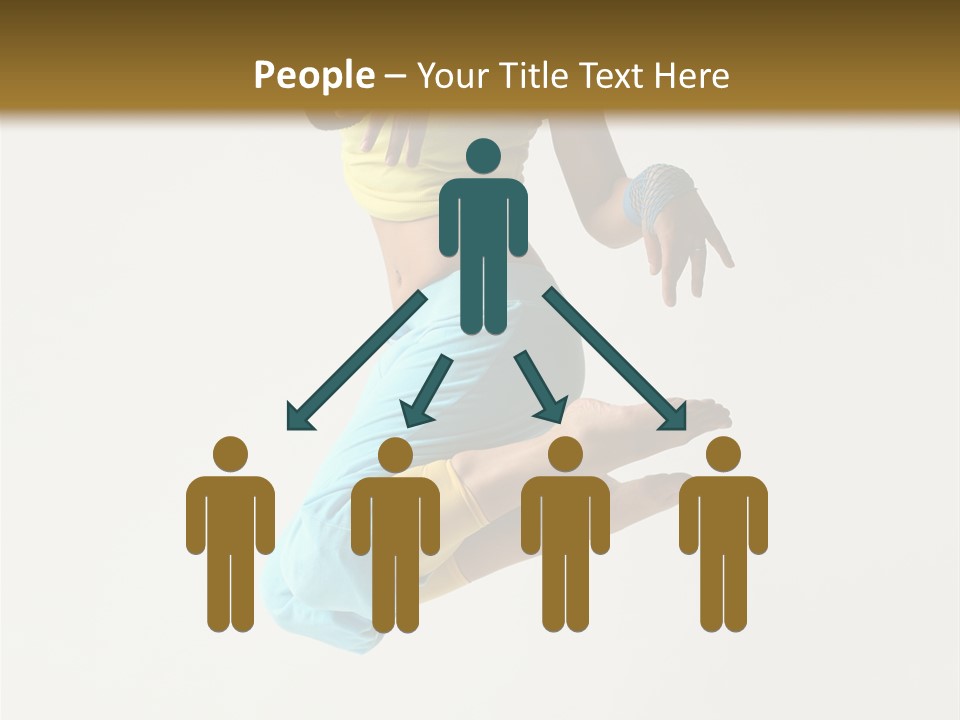 Female Girl Active PowerPoint Template