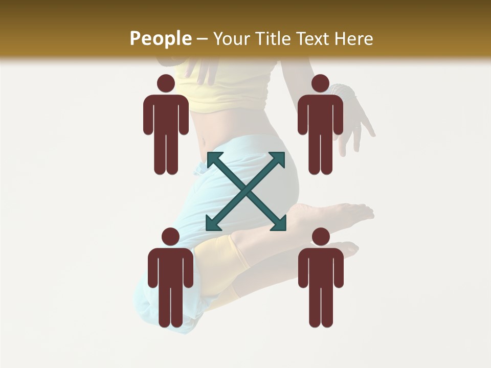 Female Girl Active PowerPoint Template