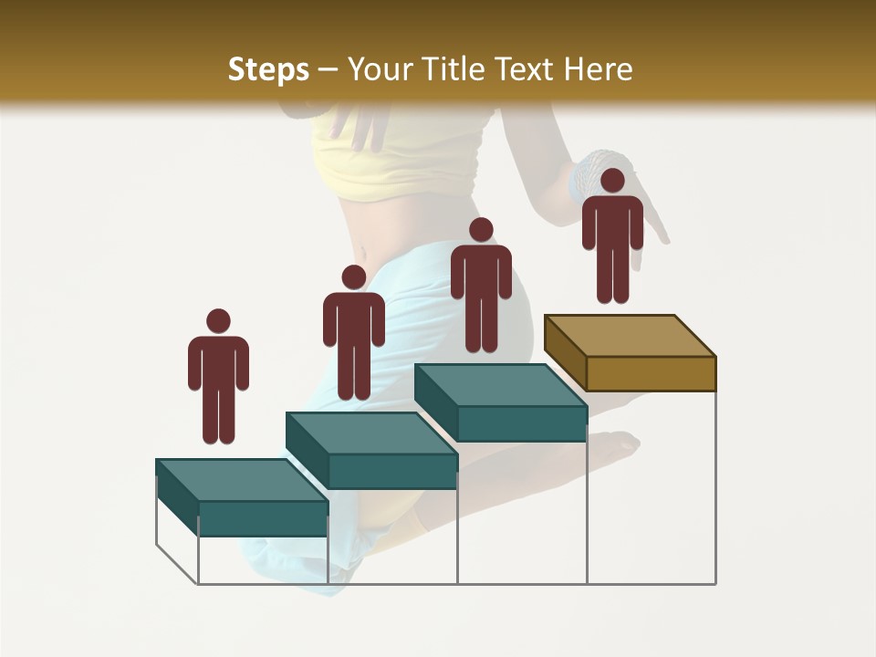 Female Girl Active PowerPoint Template