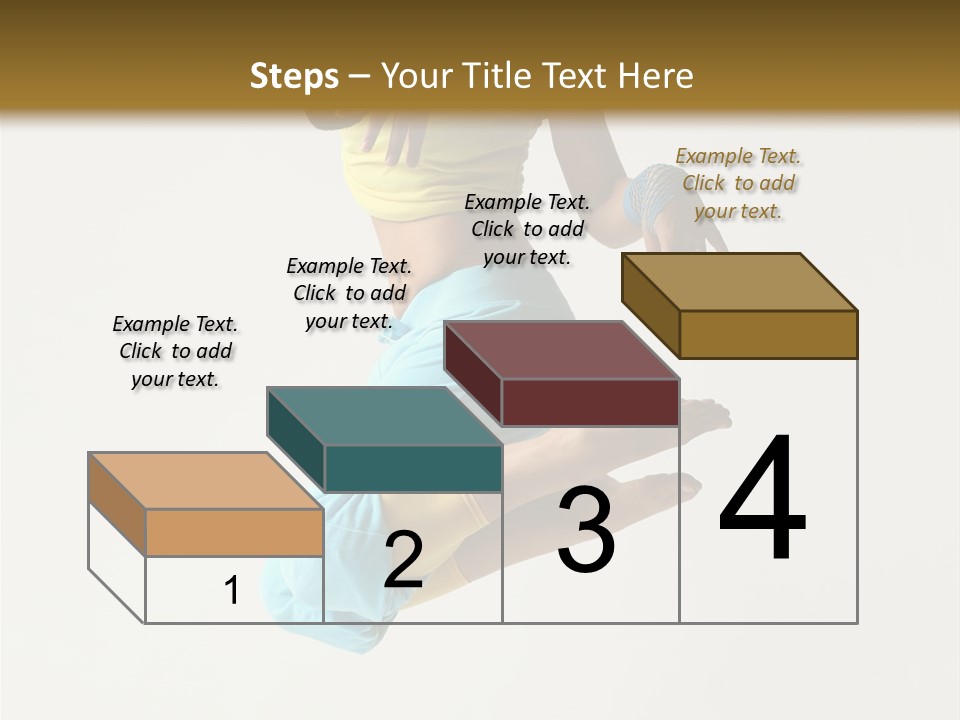 Female Girl Active PowerPoint Template