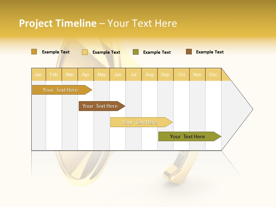 Announcement Gradient Bullhorn PowerPoint Template