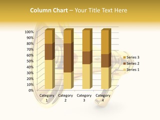 Announcement Gradient Bullhorn PowerPoint Template