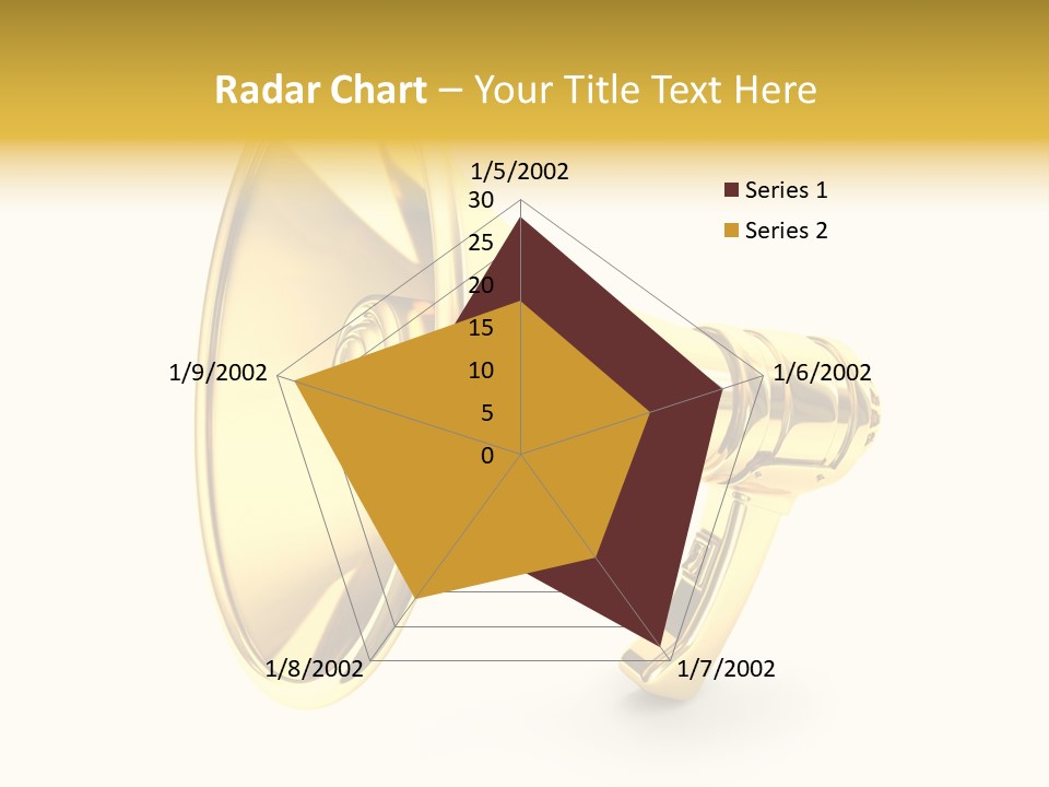 Announcement Gradient Bullhorn PowerPoint Template
