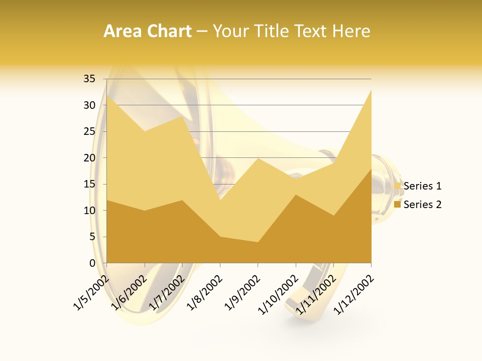 Announcement Gradient Bullhorn PowerPoint Template
