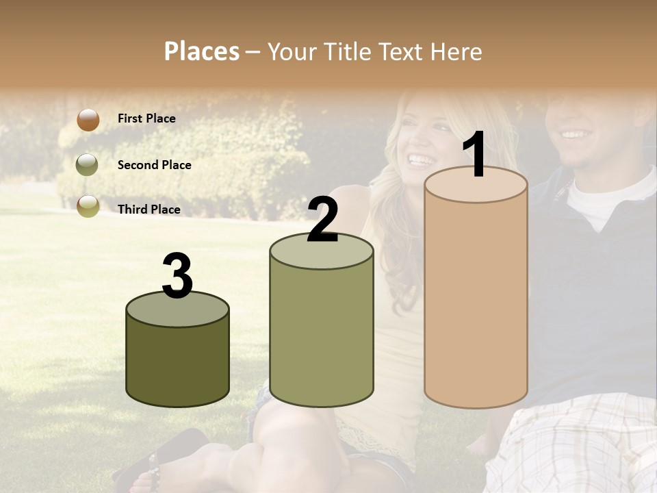 Fresh Break Cup PowerPoint Template