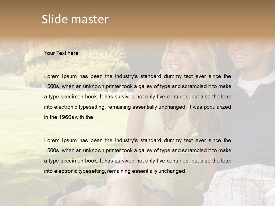 Fresh Break Cup PowerPoint Template