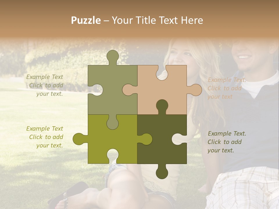 Fresh Break Cup PowerPoint Template