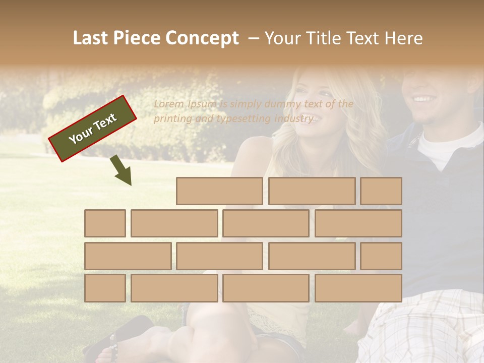Fresh Break Cup PowerPoint Template
