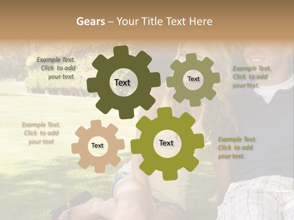 Fresh Break Cup PowerPoint Template