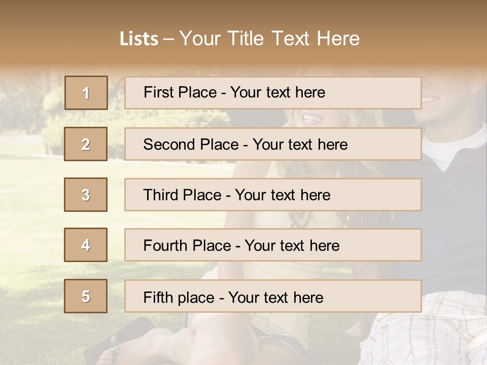 Fresh Break Cup PowerPoint Template
