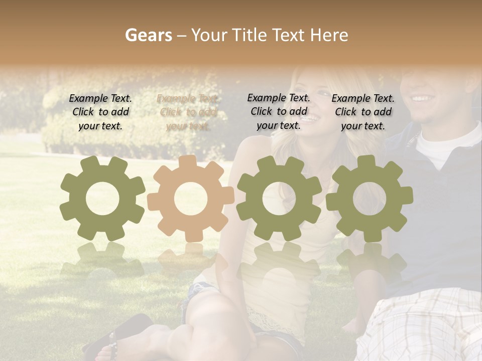 Fresh Break Cup PowerPoint Template